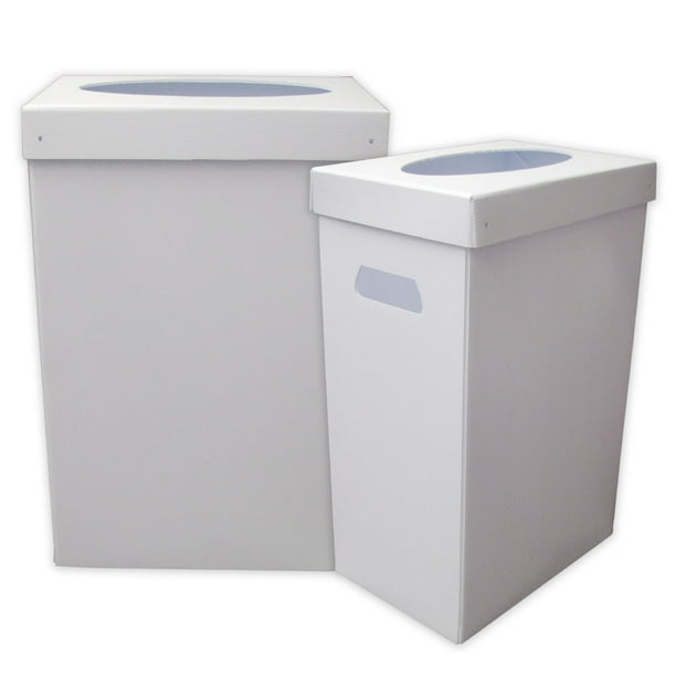 Disposable Recyclable Corrugated Plastic Trash Cans