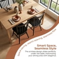 thumbnail image 5 of Guyou Windsor Dining Chair Set of 4, Farmhouse Solid Wood Kitchen Chairs with Spindle High Back, Mid Century Armless Dining Side Chairs for Dining Rooms Restaurant, Black, 5 of 10