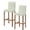 Green, variant on Pink Branches Bar Stool Covers Set of 2, Vintage Art Farmhouse Stretch Washable Bar Chair Covers with Backs, Removable Pub Counter Height Chair Cover for Kitchen Dining Room Cafe