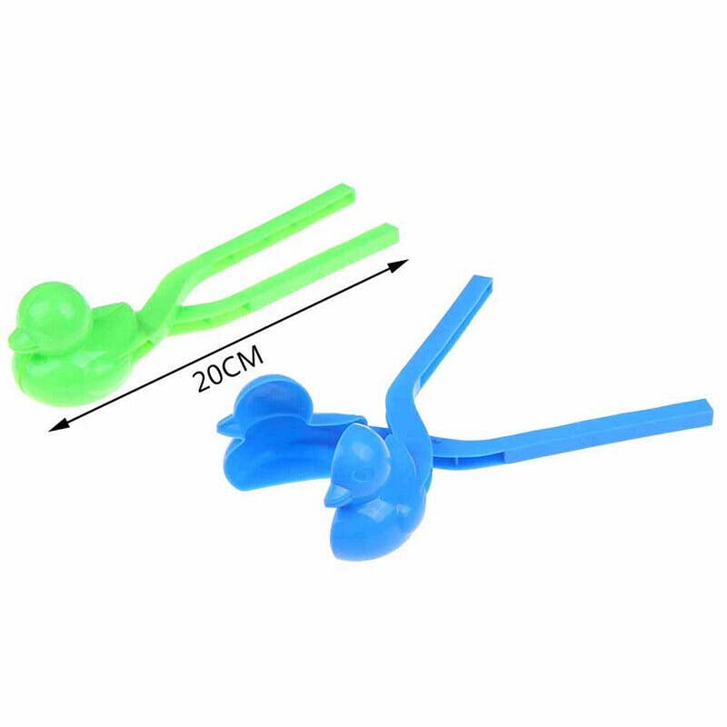 Duck Shaped Snowball Maker Clip Children Outdoor Winter Snow Sand Mold Tool FIN 