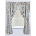 thumbnail image 5 of Kashi Home Fabric Canvas Window Curtain Panels for Small Window, Floral Design, 54" x 58", 5 of 5