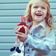 thumbnail image 3 of Dmlowu 4th of July Decorations Gnomes 6x13" Extra Soft Patriotic Gnomes Doll Handmade Memorial Day Gnomes Decorations for Yard Holiday Party Tabletop, 3 of 5