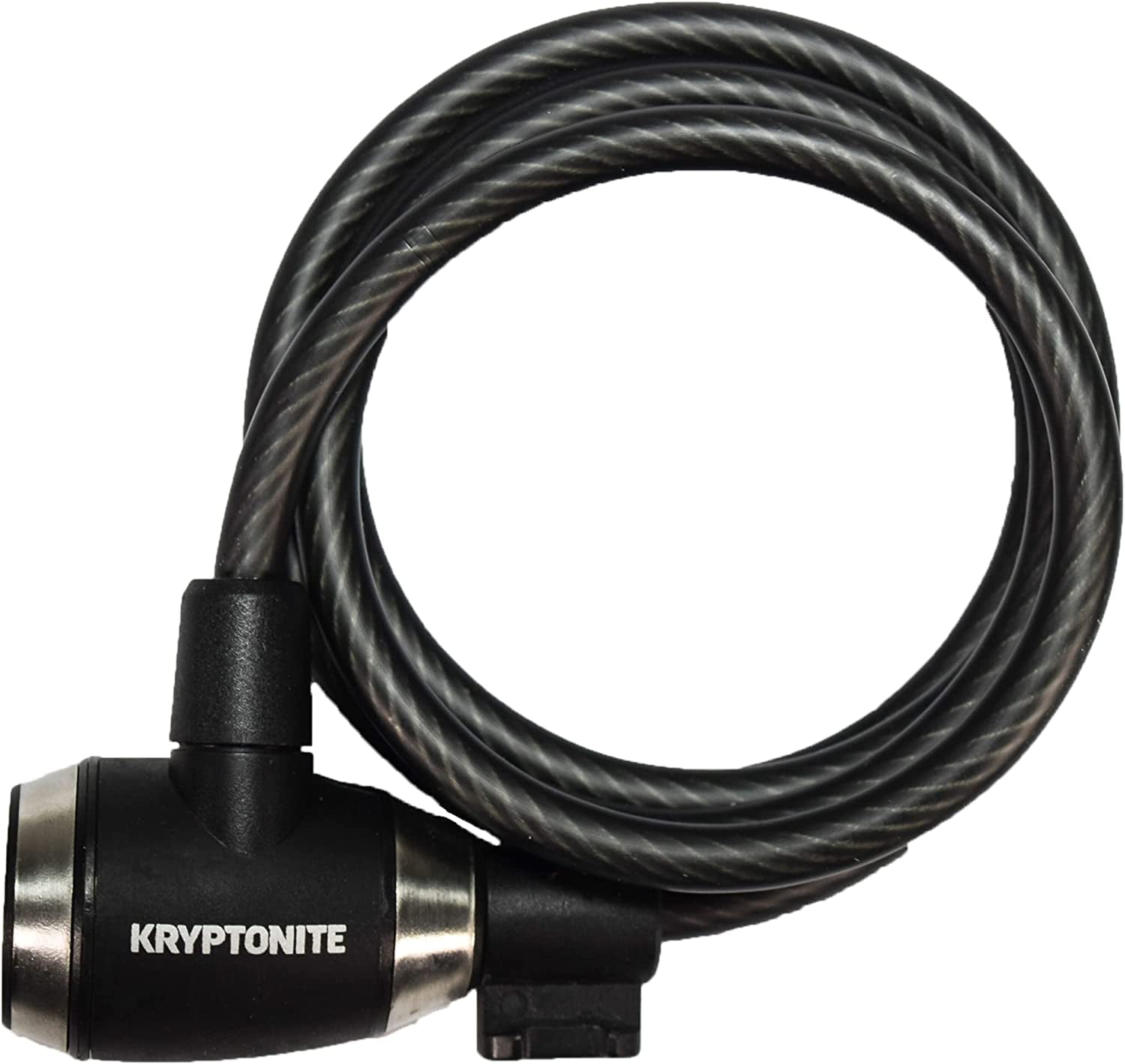 Kryptonite 210412 KryptoFlex Black 5/16-Inch x 60-Inch 818 Looped Cable and Keyed Padlock 