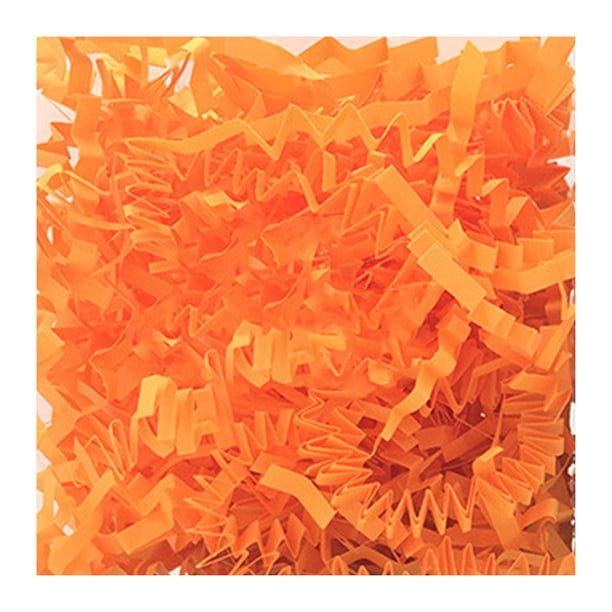 Billuyoard Papel triturado de hierba de Pascua, confeti DIY, relleno a prueba de golpes, suministros de embalaje para decoración de fiestas, naranja Type3 NO3 Billuyoard HA061960-05B