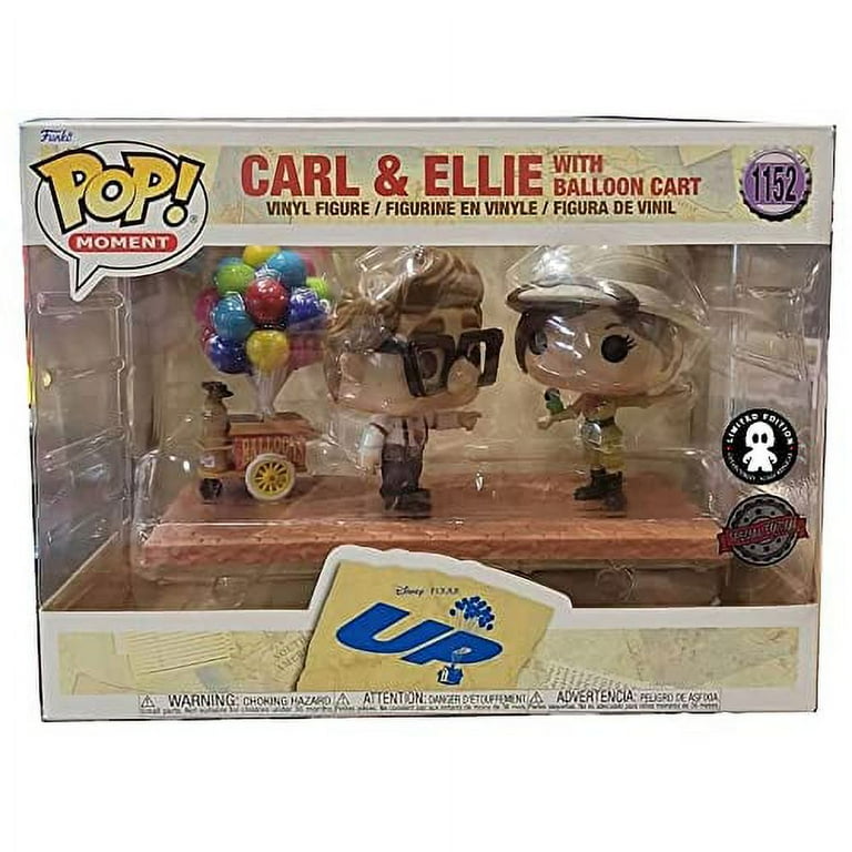 Funko POP Moment Disney Pixar Up Carl Ellie with Balloon Cart Vinyl Figures BoxLunch Exclusive