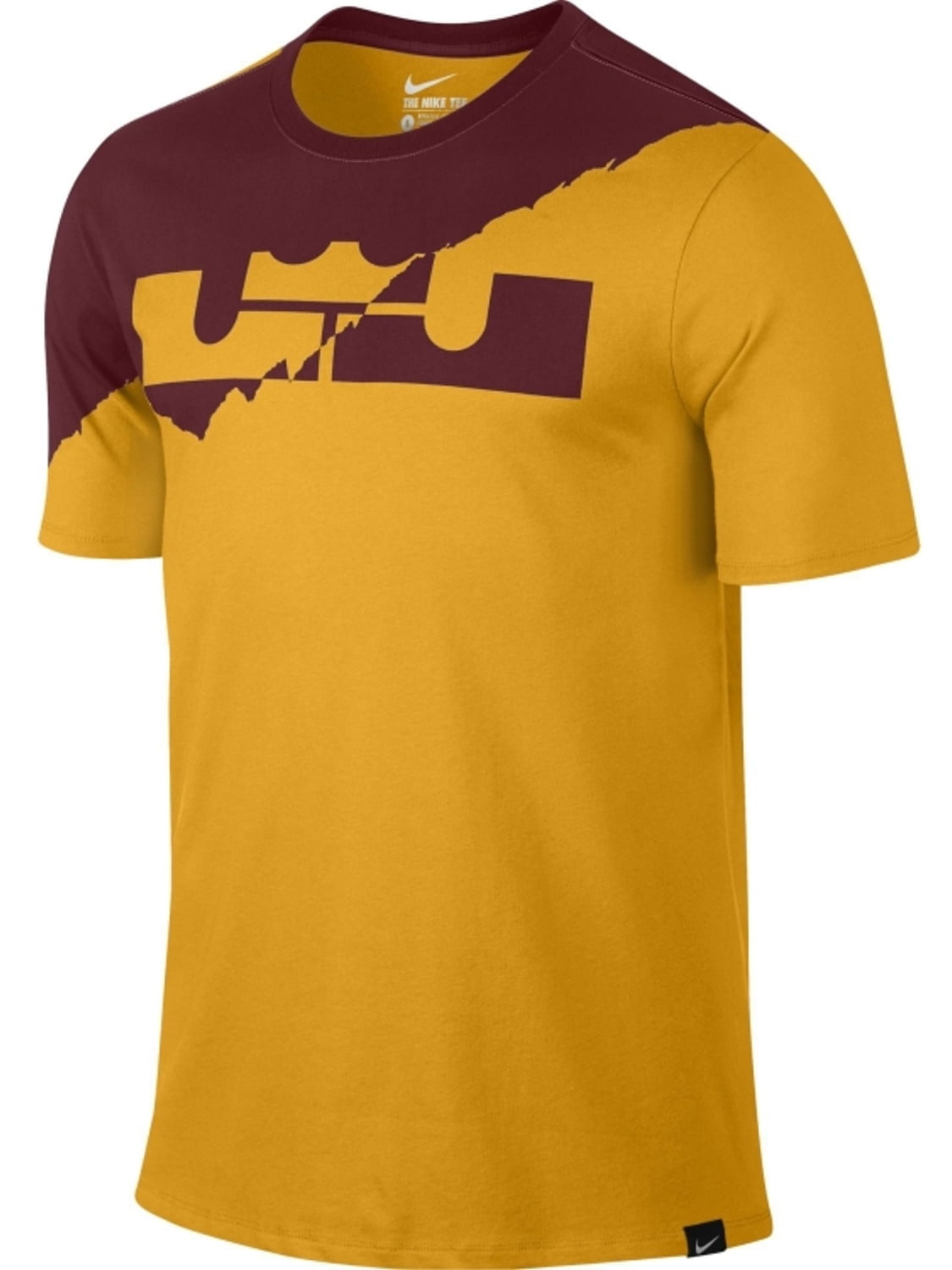 Nike Nike Men's LeBron Split Crown Graphic TShirt Basketball University Gold