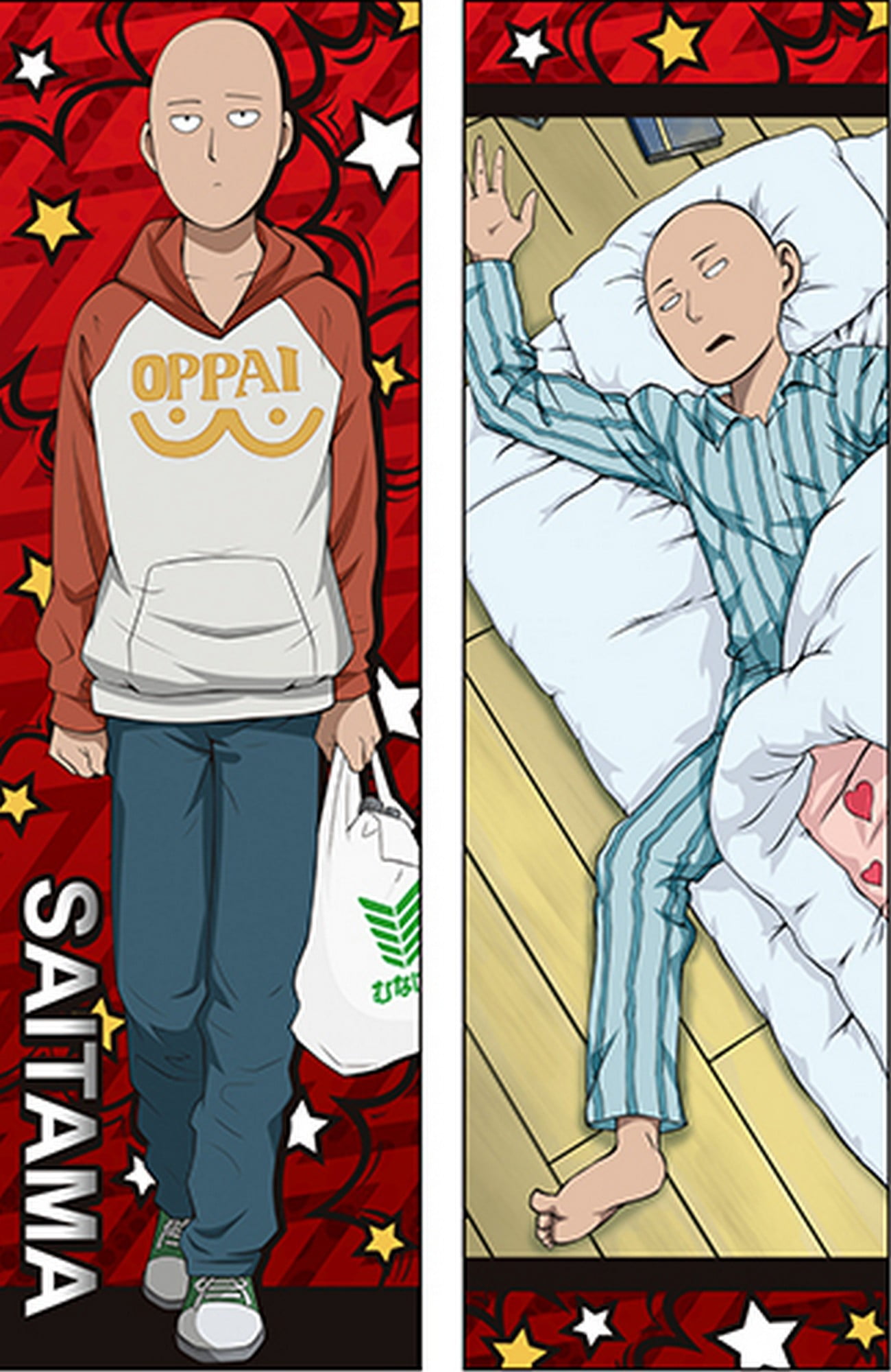 One Punch Man S2 Saitama Plain Clothes Body Pillow