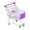 Violet, variante sur yuksok Mini Panier d'Achats Panier Supermarché Chariot à Main Rangement de Jouets Jouets Chariot Créatif violet