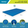 thumbnail image 3 of Bestway Rectangular 118" x 79" Above Ground Swimming Pool Cover, Blue, 3 of 12