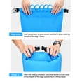 thumbnail image 3 of Clothes Socks Dry Bag Portable Storage Waterproof Pouch PVC Container Organizer Swimming Drifting Kayaking Bags Water Sports Blue, 3 of 9