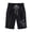 Black, variant on HomeGardon Shorts for Women Elastic Waist Printing Drawstring Shorts,S-XXL