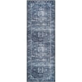 thumbnail image 4 of Bloom Rugs Washable Non-Slip 12 ft Runner - Blue Traditional Oriental Runner for Entryway, Hallway, Bathroom, and Kitchen - Exact size: 2.5' x 12', 4 of 10
