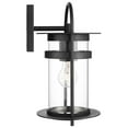 thumbnail image 4 of Nuvo Lighting Bracer 1 Light Medium Wall Lantern Matte Black Finish with Clear Glass, 4 of 6
