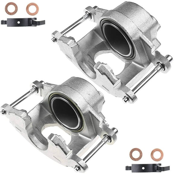 A-Premium Brake Caliper Without Bracket Compatible with Pontiac Firebird 1969 Ventura 1971-1974 Buick Apollo Front Side 2-PC Set