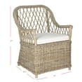 thumbnail image 5 of SAFAVIEH Maluku Rattan Arm Chair Natural, 5 of 7