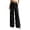 Black, variant on Women‘s Wide Leg Pants Effortless High Washion Striped Straight Business Work Dressy Slacks Trousers with Pockets