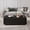 Black, variant on YWEN Wooden Coffee Table, 47.2" Rectangle Mid Century Modern Water Ripple Texture Center Table with 2 Drawers, Cocktail Tea Table with Safe Curved Corners for Living Room Home Office