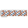 thumbnail image 2 of Ambesonne Butterfly Fabric by the Yard Upholstery, Detailed Winged Insect, 3 Yards, Multicolor, 2 of 4