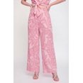 thumbnail image 3 of Women's Tropical Leaf Print Crepe Knit Wide Leg Pants, 3 of 4