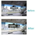 thumbnail image 6 of 1PC 300mm Wide Curve Inner Clip On Rear View Rearview Mirror Universal Car Truck, 6 of 9