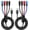BlackRed, variant on General Multi Charging Cable(3Pack 4FT), 3 in 1 Charging Cable for Multiple Devices, USB-A Multi Charger Cord with Type-C, Micro USB and IP Port for iPhone 16/15/14/13/iPad/Android/Tablets and More