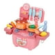 thumbnail image 3 of Juego de utensilios de cocina para niños, juguetes de cocina para niños, juguetes de cocina de plástico para niños, juegos de cocina de juguete, apariencia llamativa, 3 of 8