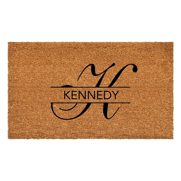 Calloway Mills 111131729 Kennedy Personalized Doormat 17" x 29"