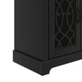 thumbnail image 3 of Raccon 59.1 in. Black with Knotty Oak TV Stand Fits TV's up to 65 in., 3 of 13