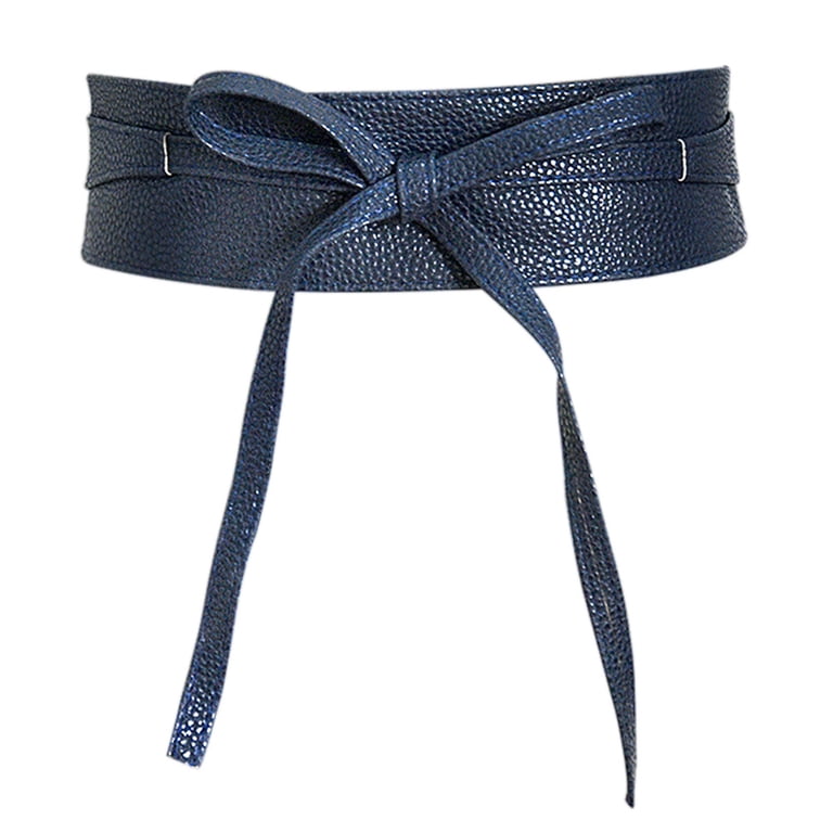chinese dress ladies Black Leather Dress Belt | Handmade in Seattle main image 0