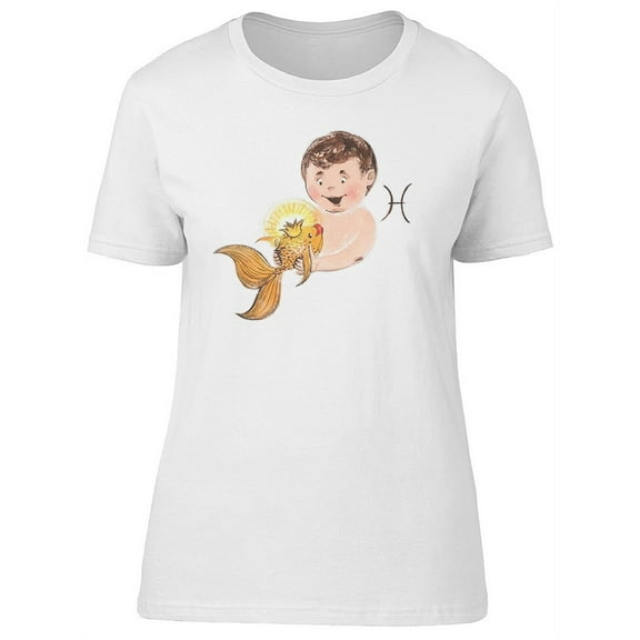 Baby Zodiac Sign Pisces Tee Women's -Image by Shutterstock