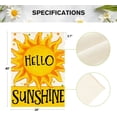 thumbnail image 5 of Summer House Flag 28x40 Inch Double Sided Outside, Hello Sunshine Seasonal Yard Outdoor Flag, 5 of 6