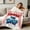 C, variant on Baseball Drip Print Flannel Blanket, Soft Cozy Throw with "Respect The Drip" Design, Customizable Option