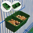 thumbnail image 6 of Bird Feeder, Cage Cups Birds Feeders Chicken Feeding Watering Dish Water Food Hanging Wire Cages Box for Pet Parakeet Poultry, 6 of 6