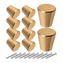 WORGEOUS 10pcs Cabinet Knobs Dresser Knobs Kitchen Knobs Bathroom Drawer Pulls Single Hole Handle For Closet Door Furniture Cupboards