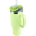 thumbnail image 3 of Drinco 40oz 30oz Tumbler with Handle Vacuum Insulated Stainless Steel-30oz Kiwi, 3 of 5