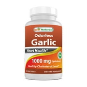 Best Naturals Odorless Garlic 1000 mg 240 Softgels