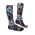 thumbnail image 4 of Lsque Flowers ad Butterflies Printed Crew Socks Men's Women's LightWeight Thin Casual Calf Socks ,Knee High Socks,Cotton Socks, 4 of 9