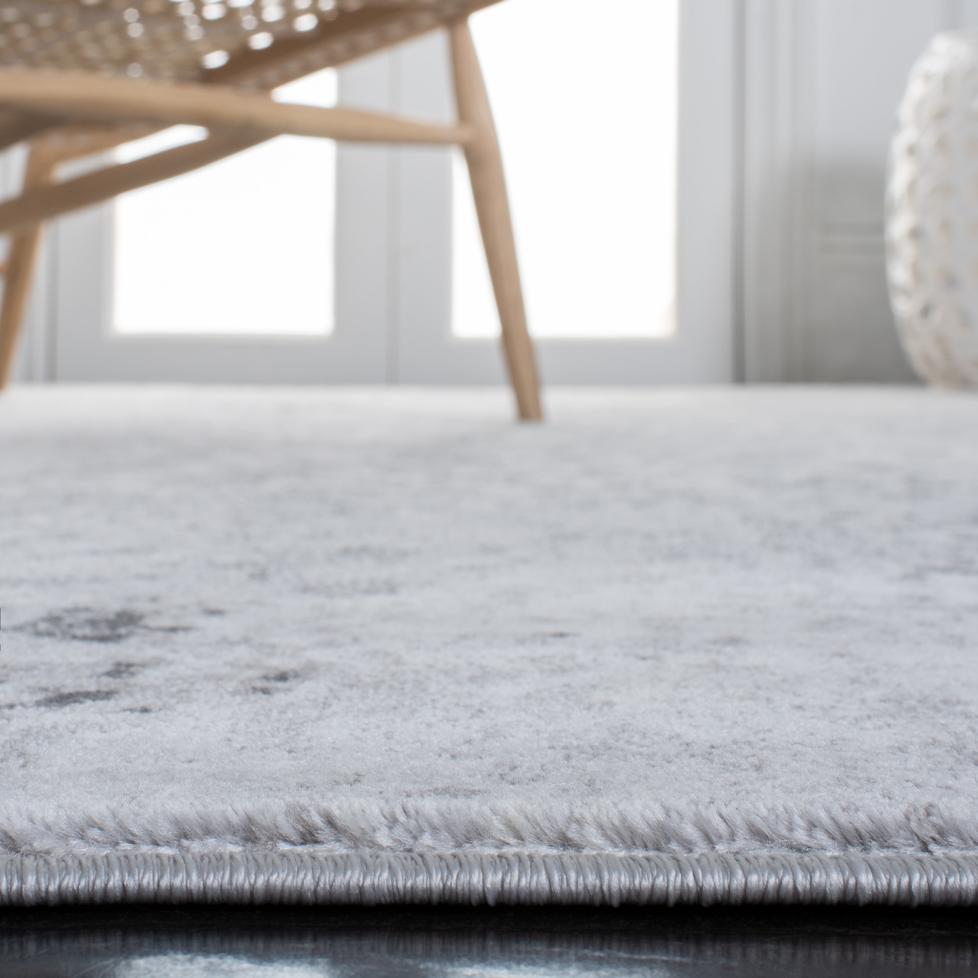 SAFAVIEH Carnegie Jaye Modern Area Rug, Ivory/Gray, 9' x 12'