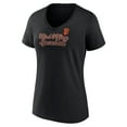 thumbnail image 2 of Women's Fanatics Branded Black San Francisco Giants Regulation V-Neck T-Shirt, 2 of 3