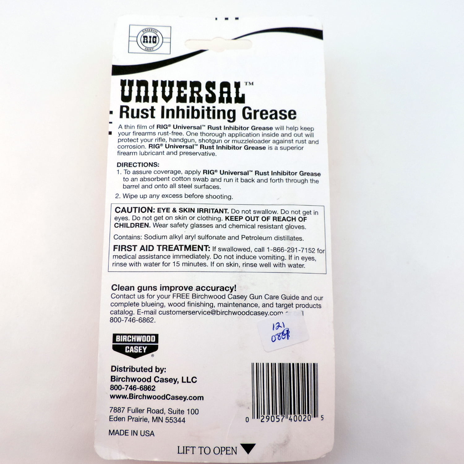 BIRCHWOOD CASEY RIG GREASE 1.5OZ