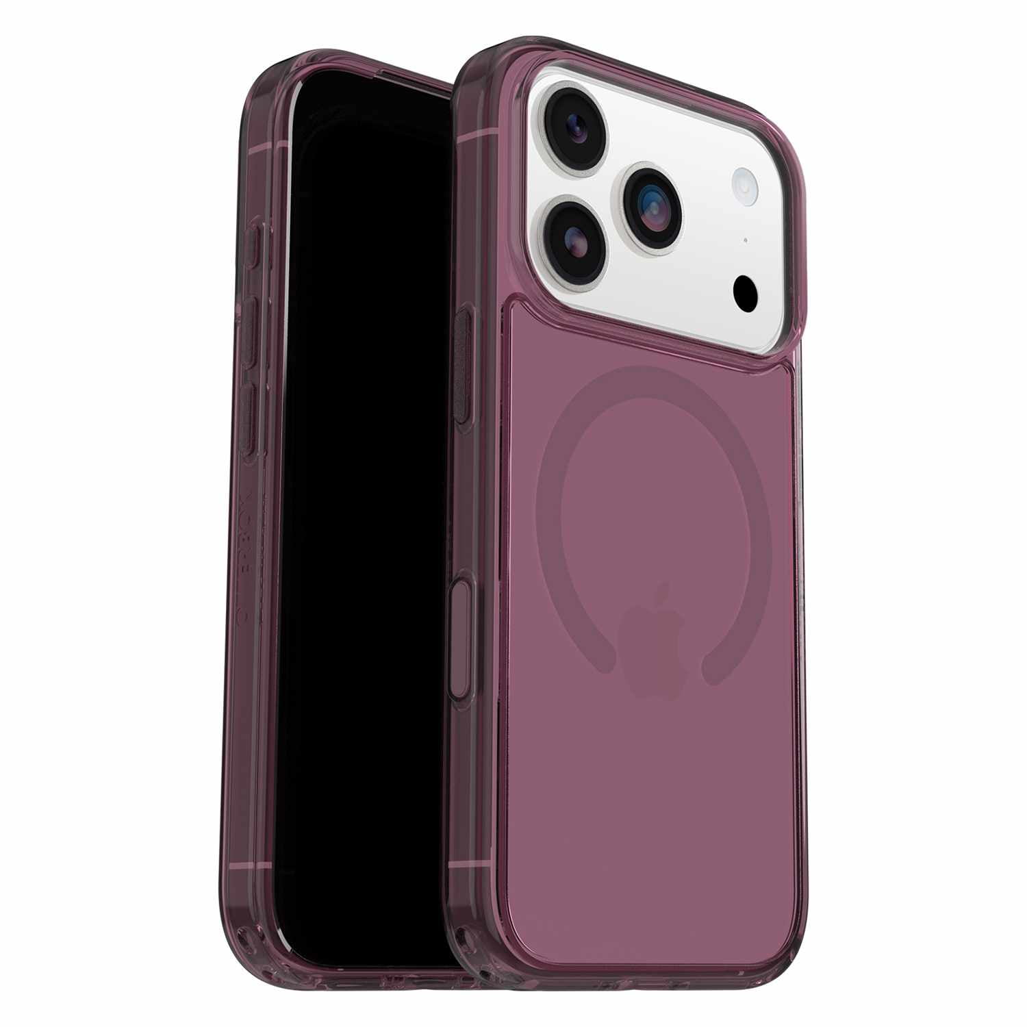 OtterBox Étui Symmetry Clear MagSafe avec Contrôle de la Caméra Rhapsody (Violet) pour iPhone 17 Pro