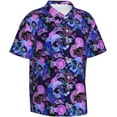 thumbnail image 2 of Mens Casual Hawaiian Shirts Short Sleeve Button Down Beach Shirts Shirts, 2 of 8