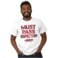 thumbnail image 4 of Pass Inspection Car Mechanics Humor Men's Graphic T Shirt Tees Brisco Brands S, 4 of 5