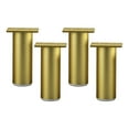 thumbnail image 4 of veasfak 4x Pieds de Meuble Cadre de Lit Support Fixe pour Canapés Meubles TV Commode Or 15cm, 4 of 9
