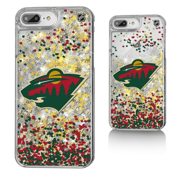 Minnesota Wild iPhone Confetti Glitter Case