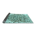 thumbnail image 2 of Ahgly Company Indoor Rectangle Abstract Light Blue Modern Area Rugs, 6' x 9', 2 of 4