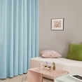 thumbnail image 4 of ZMLEVE Blackout Curtains for Bedroom, 72 Inch Length - Room Darkening Curtains, Window Grommet Curtains, Wave Line and Dots Pattern (52 x 72 Inch, Sky Blue, Set of 2), 4 of 7