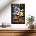 thumbnail image 2 of Ohio, Retro Camper and Lake Birch Wood Wall Sign (12x18 Rustic Home Decor, Ready to Hang Art), 2 of 5