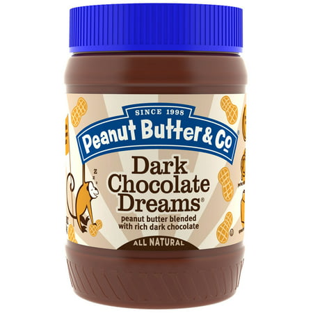 Peanut Butter & Co., Dark Chocolate Dreams, Peanut Butter Blended with Rich Dark Chocolate, , 16 oz (pack of (Best Dark Chocolate Spread)