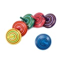 thumbnail image 3 of Peonza de madera, 60 piezas mini peonza de madera, juego educativo, coloridos giroscopios de madera para niños (color aleatorio), 3 of 4